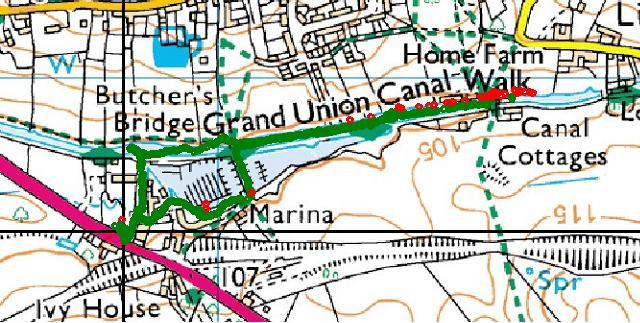 Braunston Marina Plot