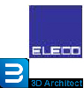 eleco company logo and 3D Architecture logo