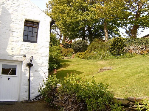 Cottage back and part of garden